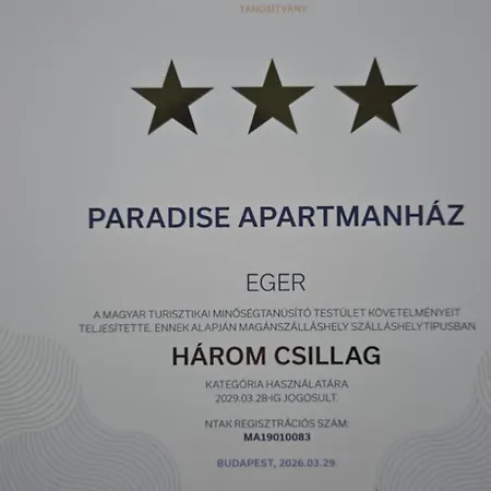 Apartment Paradise Apartmanhaz *